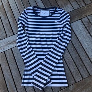 Striped Abercrombie long sleeve